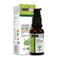 Indus Valley Calming Acne Gel 30ml X Pack of 2 black
