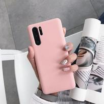Itin plonas matinis telefono dėklas Huawei P30 Pro Matinis silikoninis TPU minkštas viršelis Huawei P30 Pro dėklas P30 Pro gray