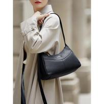 Genuine Leather Crossbody Bag for Women Shoulder Messenger Bag 100% Real Skin Solid Bags gray