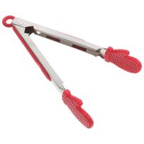 Christmas Food Clips Serving Tong Bread Tool Mini Tweezers Cooking Utensils Set Silica Gel Tongs Fettuccine Pasta raudona