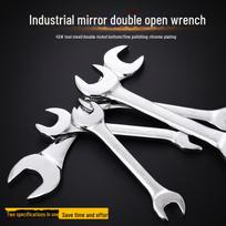 Dvipusis atviras raktas ir veidrodinis raktų rinkinys automobilių remontui 6x7 Double Open End Wrench