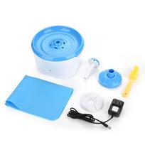 Smart Automatic Pet Cat Dog Electric Fountain Pet Bowl Drinking Water Dispenser  Plug110- blue