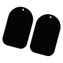2/10 vnt. Dviračių sandarus ratlankio vožtuvo skylės lipdukas Apsauginis lipdukas nuo dulkių Dviračio diskinio vožtuvo dangtelis Dviračių priedai 2PCS black