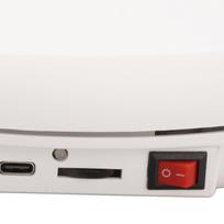 Electric Rotating Display Table LED Light 25cm Noiseless 20kg Load Capacity Turntable Display Stand balta