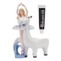 Table Decoration Resin Ballet Girl Designed Jewelry Earrings Storage Ornament for Home
