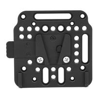 Aluminum Alloy CNC Firm Black VLock Plate Limit Structure Battery Quick Release Base
