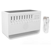 Baltas Triukšmas Liepsnos Difuzorius USB Baltas Triukšmas Liepsnos Imitacija Aromaterapijos Mašina Liepsnos Imitacija white