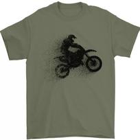 Abstract Motocross Rider Dirt Bike T Shirt XXXXL