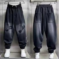 Men's Pants Spring and Autumn Loose Straight Sports Casual Fashion Middle-aged Pants Men XXXXXL juoda