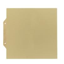 3D Printer Build Plate 6.5x6.5in Gold Powdered Smoothing PEI Easy Removal Steel Plate for Adventure With magnetic kit beige
