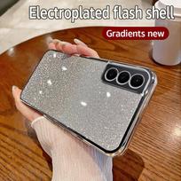 For Samsung Galaxy S21+ Case Samsung SM-G996B, SM-G996U Phone Case Shiny Glitter Plating Silicone Camera Lens Soft Back Cover For Galaxy S21 Plus