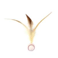 1 Pc/3 Pcs Interactive Feather Ball Toy Mini Bouncy Basketball Soccer A