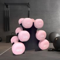 Dumbbell Rack Storage Shelf Portable 3 Tiers Organizer Weight Holder for Home Gym