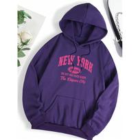 New York Queens The City That Never Sleeps Hoody Men Women Clothing Cute O-Neck Hoodies Street Loose Sweatshirt S