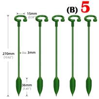 Home Garden Bonsai Stick Potted Rod Fiberglass Plant Support Stake Stand Fixing Tool Orchid Rose Flower Single Stem Shrub Holder