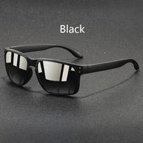 Mada Vintažiniai Kvadratiniai Akiniai nuo Saulės Vyrams Moterims Žvejybai Vairavimui Vyriški Prabangaus Prekės Ženklo Dizainerio Akiniai nuo Saulės Anti-Glare Retro Akiniai UV400 black