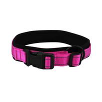 Nylon Reflective Diving Material Dog Collar, Adjustable Size Pet Collar with Padded Soft and Comfortable for Walking Dog Collar S neck 38-44cm