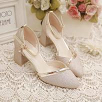 Sandalias doradas de Punta abierta para mujer, zapatos de vestir de tacón alto, con plataforma, de verano high heels 35