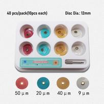 40pcs/80pcs per pack Dental Oral Resin Polishing Disc Mandrel Set High Quality Dental Technique Kit Dentistry  Finishing System 1 set A(40pcs) 12mm
