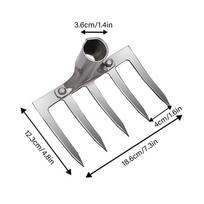 Weeding Hoe Rake Agricultural Farm Hand Tools Turning The Ground Loose Soil Artifact Nail Rake Tool Gardening Accessories