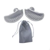 2Pcs Silicone Grips for Weight Lifting with Storage Bag Sports Activities pilka spalva