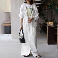2024 Spring/Autumn Japanese Style High-Waist Wide-Leg One-Piece Skirt One Size balta