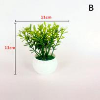 Mini dirbtinis bonsai, mažas imitacinis medelis, vazoniniai augalai, biuro stalo papuošalai