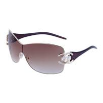 Diamond-Encrusted Windproof Sunglasses Women'S Tide Large-Frame One-Piece Sunglasses Women'S Glasses