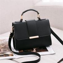 Retro Moteriška Rankinė Moterų Kryžminio Kūno Messenger Krepšiai Aukštos Kokybės PU Oda Moteriška Atvartu Pečių Krepšys Naujiena black