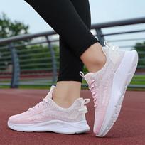 2024 sports shoes women's breathable tide explosion single shoes sweet girl heart student leisure spring new light and breathable 35