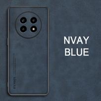 For Realme 13 Plus Skin Feel Phone Cases Soft Silicone Back Cover For Realme 13 Plus Capa Bumper Fundas Coque For Realme 13 Plus tamsiai mėlyna
