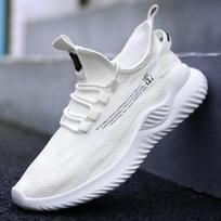 Men's shoes 2025 summer new sports shoes mesh breathable trendy shoes men's casual shoes men's 39 white