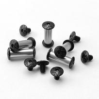 10 Sets 5mm Hole Diameter Folding Knife Handle Spindle Screws M3.5 T8 Torx Head DIY Making Tools Accessories Shank Rivets Nails 5MM, size 1