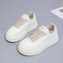 Thick-soled tide breathable 2024 spring and summer new little white shoes women's spring new height-increasing sports and leisure board shoes 35 chaki