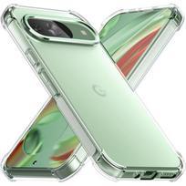 Smūgiams atsparus dėklas Google Pixel 9 / Pixel 9 Pro - Skaidri minkšta TPU apsauga Phonillico® skaidri