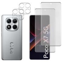 Tempered Glass for Xiaomi Poco X7 5G and Camera Protection [Pack 2] Glass Film Protection Phonillico® skaidri