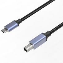 USB-C Printer Cable 3m USB 2.0 B Compatible with Canon HP Dell Epson Brother Lexmark Pixma Xerox Samsung MacBook iPad Etc