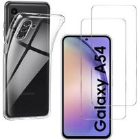 Case for Samsung Galaxy A54 5G and 2 Tempered Glass Screen Protector Phonillico®