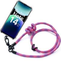 Case for Xiaomi Redmi Note 14 Pro Plus 5G, Protection with Robust Cord Pink - EFConnection
