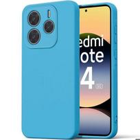 Case for Xiaomi Redmi Note 14 5G (not for 4G) - Blue Anti-Scratch Silicone - E.F.Connection®