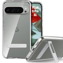 Stand Case for Google Pixel 9 Pro XL, Transparent Protection Elegant Shockproof Soft TPU