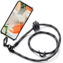 Crossbody Case - Google - Pixel 9 Pro XL - Soft - Silicone - Gray