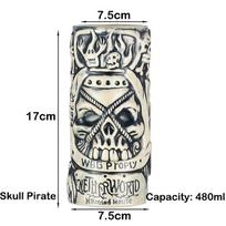 Tiki Mug Creative Mug Coffer Mug with Haunted House Design 480ml