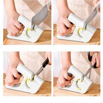Compact Kitchen Knife Sharpener Sharpening Tool Sturdy for Paring 18.8x5.1x11.6cm Ergonomic