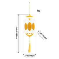 Hong Kong Love Creative Wooden Pendant Palace Lamp Pendant Holiday Ornament Multi-Color Optional U2-22 white