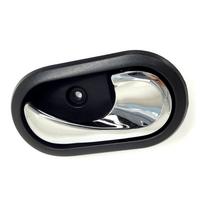 For  Renault Clio 3 Hb 2009 2012 Front Door Interior Opening Handle Right Black Handle Nickel Plated 806701730R