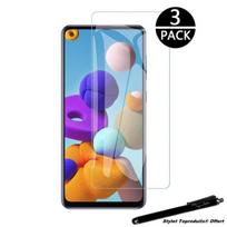 Protective film - Toproduits® - Samsung Galaxy S21 Plus - Tempered glass - 3 pack - Scratch-resistant skaidri