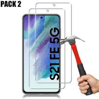 Tempered Glass Screen Protector for Samsung S21 FE - PROSHOP - Pack of 2 - 9H Hardness - 0.33mm skaidri