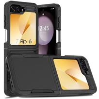 Case for Samsung Galaxy Z Flip 6 - Scratch-resistant Shockproof Robust Full Protection - Black