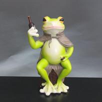 Miniature Frog Figurines Plant Decorations for Pots, Funny Outdoor Garden Decor Women Gifts Frog Statue Planter Hugger for Flower,Lawn,Yard Ornament žalia